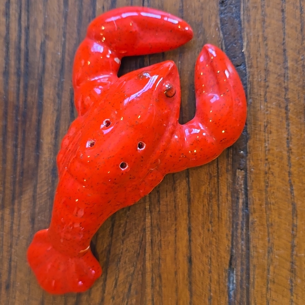 Vintage 6-piece Lobster Set: Melted butter dish and Salt & Pepper shakers - Picture 8 of 17